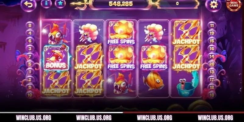 Giao diện game slot thiết kế chuyên nghiệp